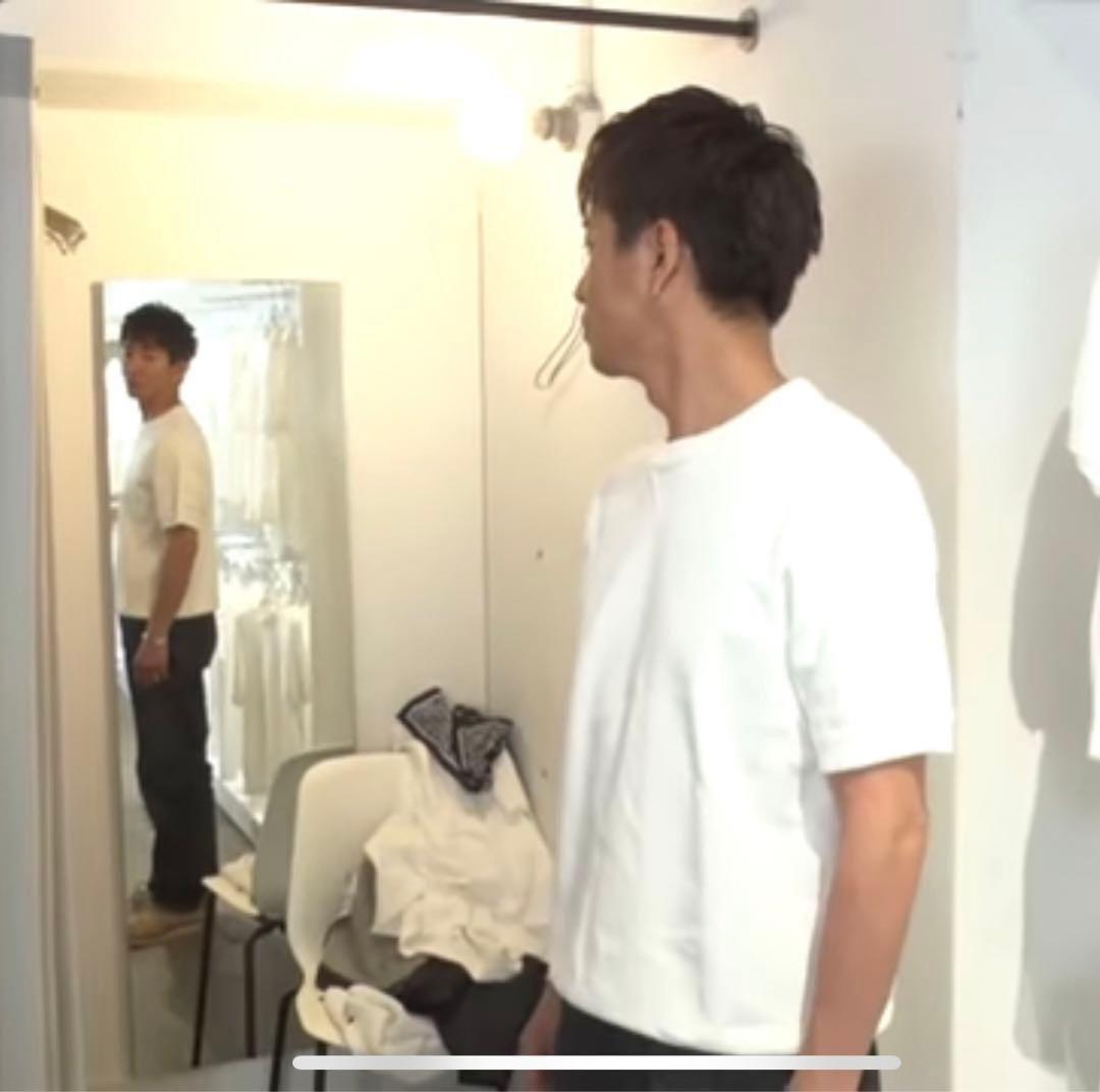 キムタク着JACKMAN Dotsume T-Shirt Off white私物