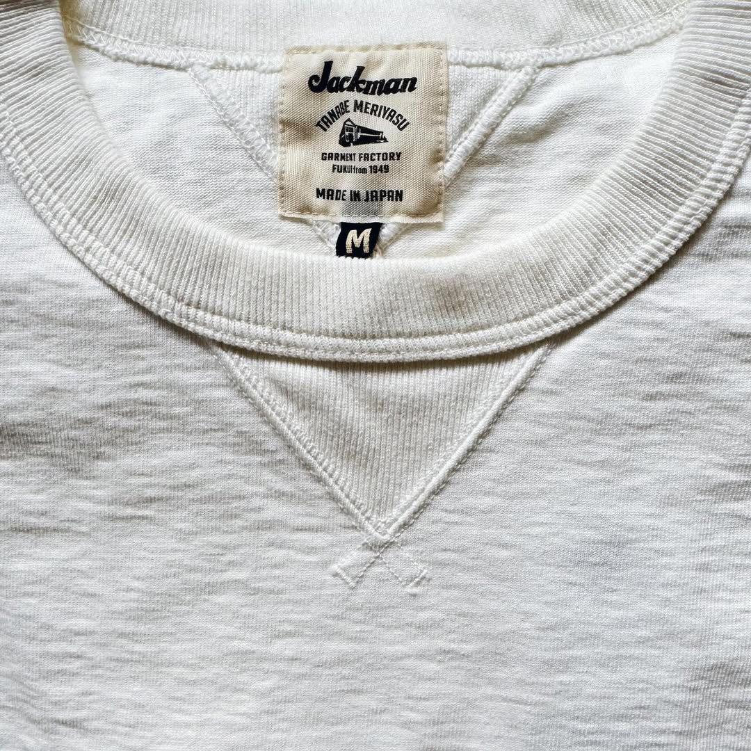 キムタク着JACKMAN Dotsume T-Shirt Off white私物