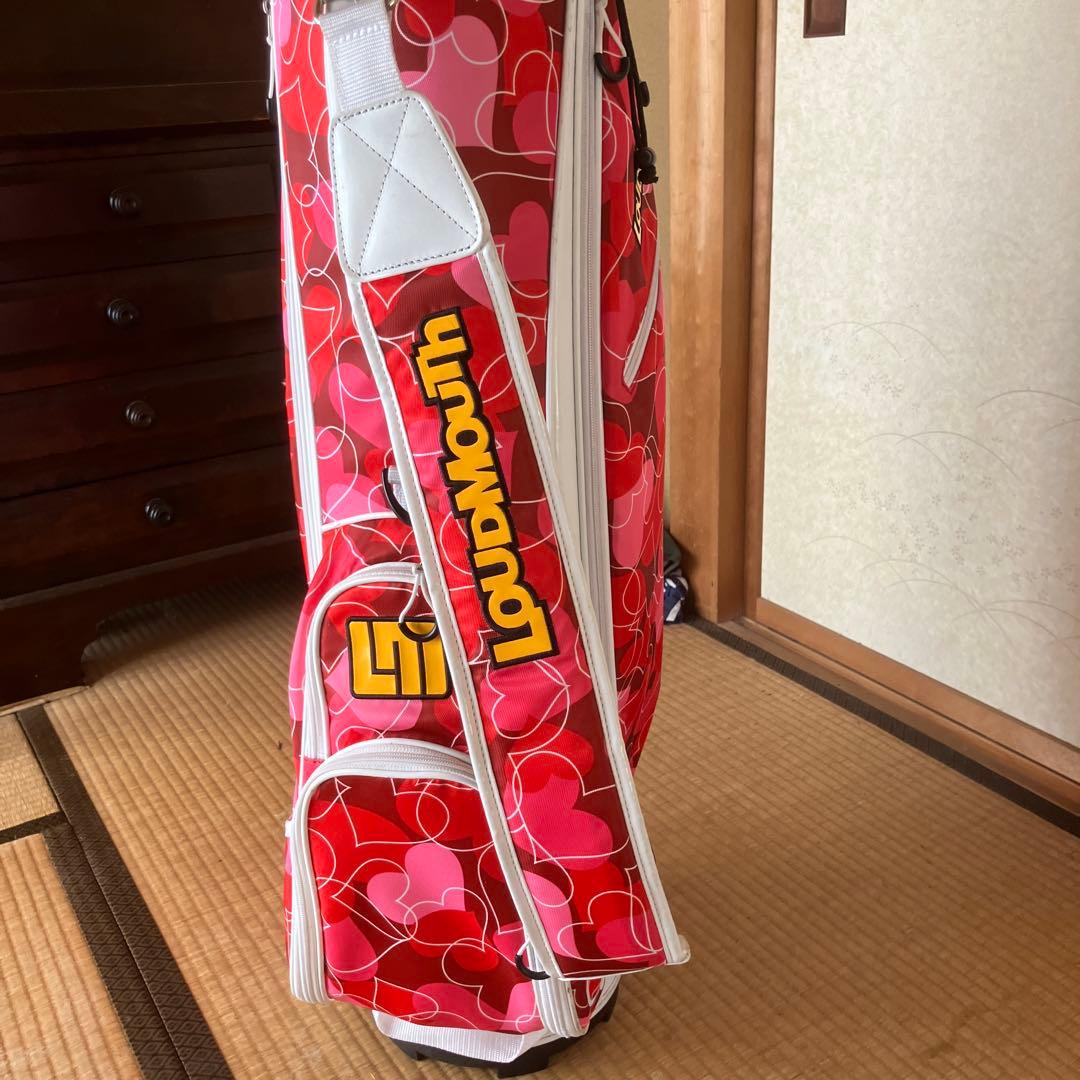 LTI ハート柄 ゴルフバッグ