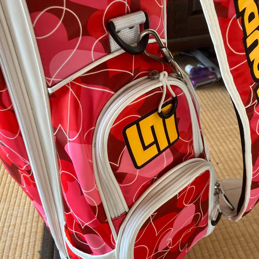 LTI ハート柄 ゴルフバッグ