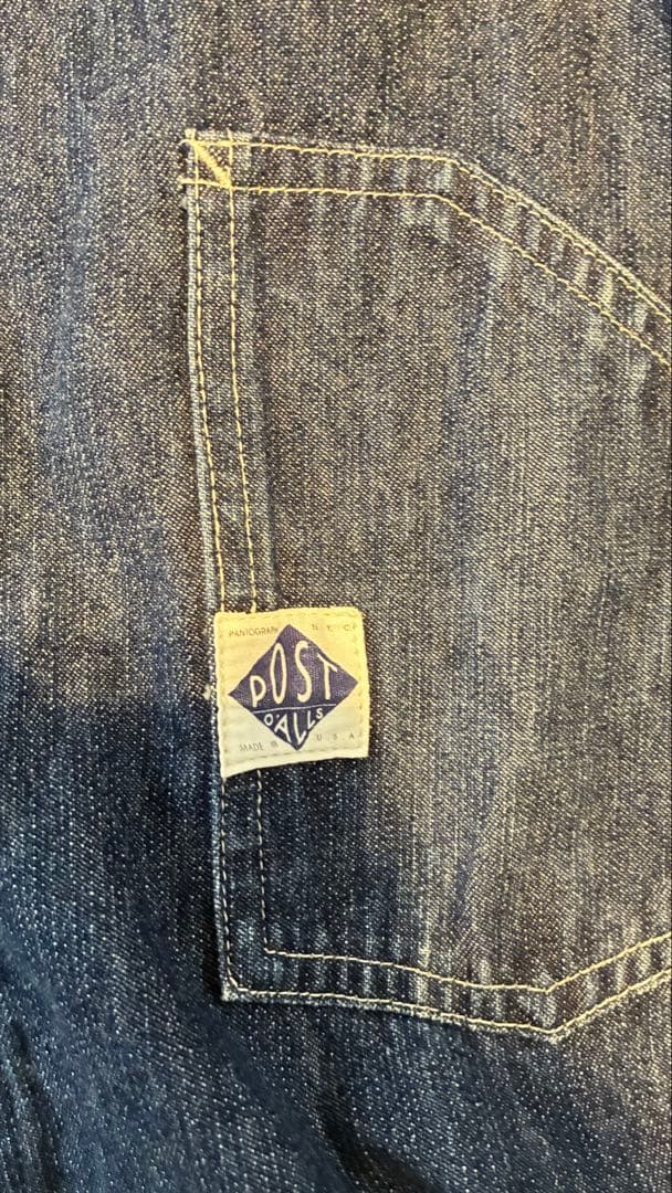 【レア】ポストオーバーオールズ　カバーオール　90年代 size:L