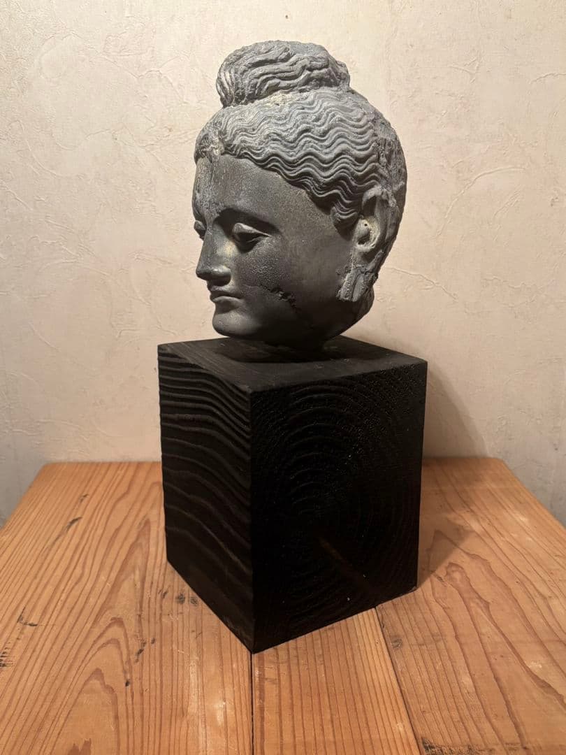 高評価商品 ガンダーラ仏頭 石仏 精巧レプリカ