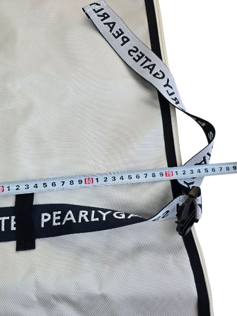 新品 タグ付き】PEARLY GATES ゴルフバッグ ホワイト パーリーゲイツ