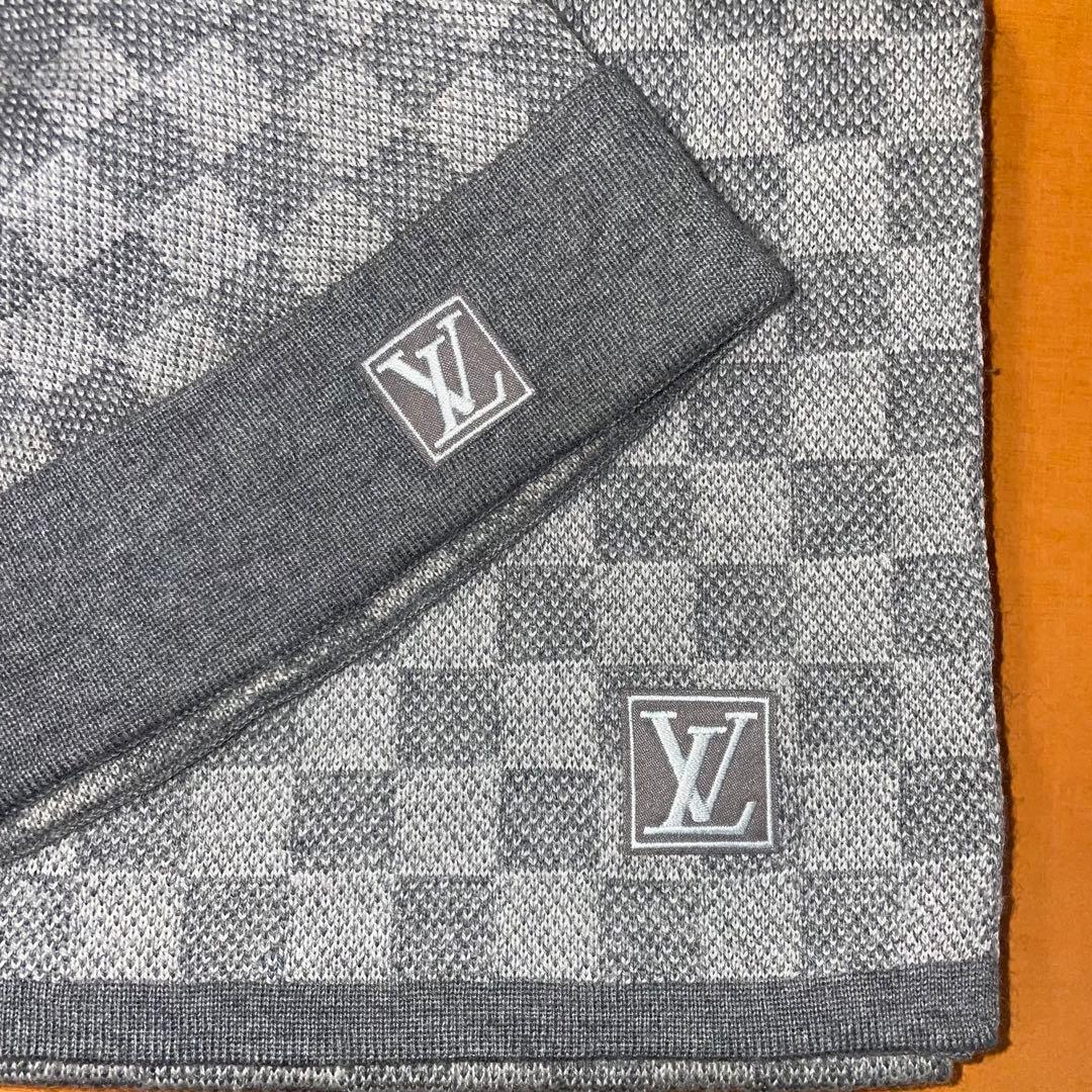 Louis Vuitton ニット帽とマフラーセット