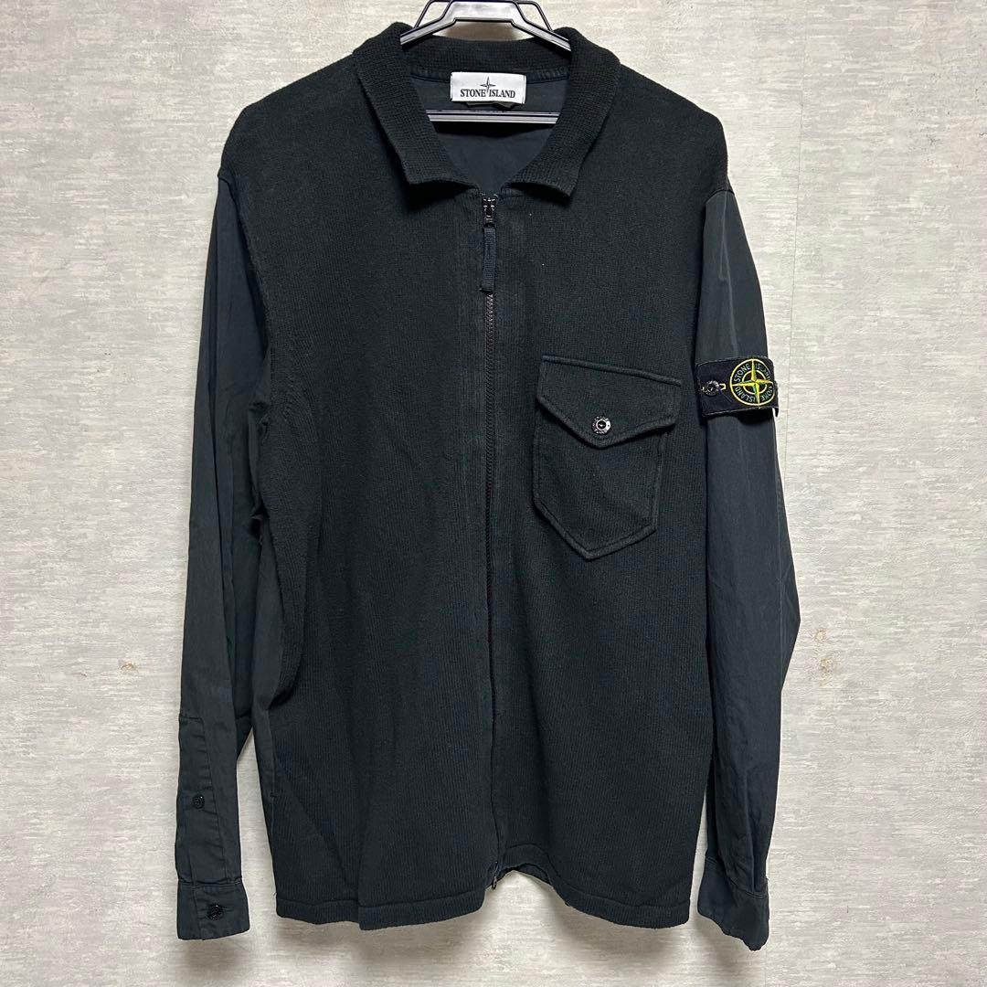 古着 STONE ブルゾン ブラック サイズXL