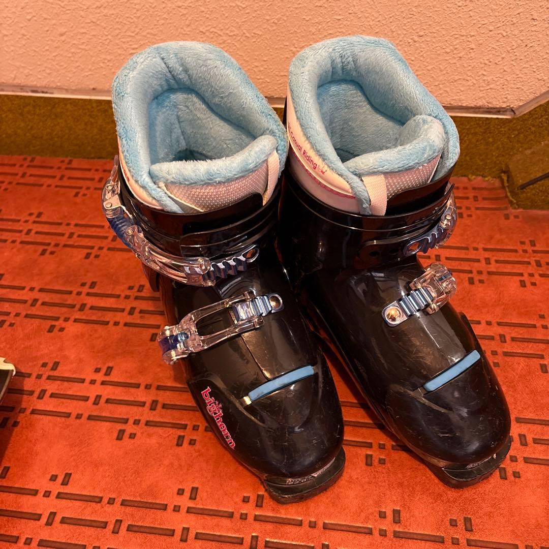 スキーセット販売　HEADスキー板117cm 、ポール、ブーツ