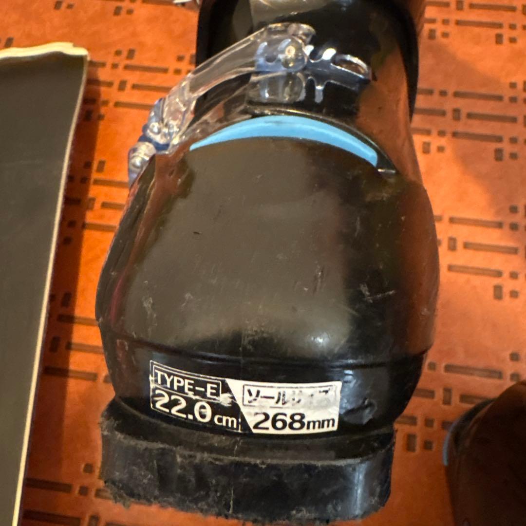 スキーセット販売　HEADスキー板117cm 、ポール、ブーツ