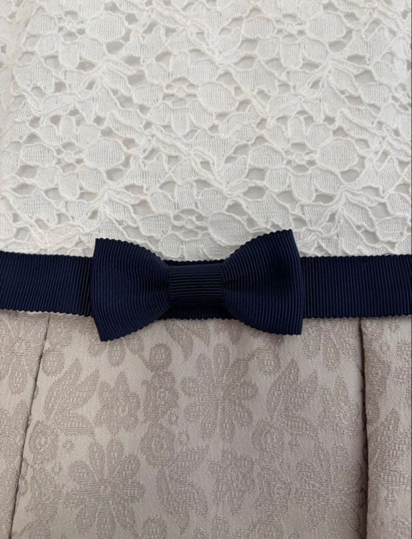 yuu⭐︎a.v.v フォーマルドレス ホワイト・ベージュ