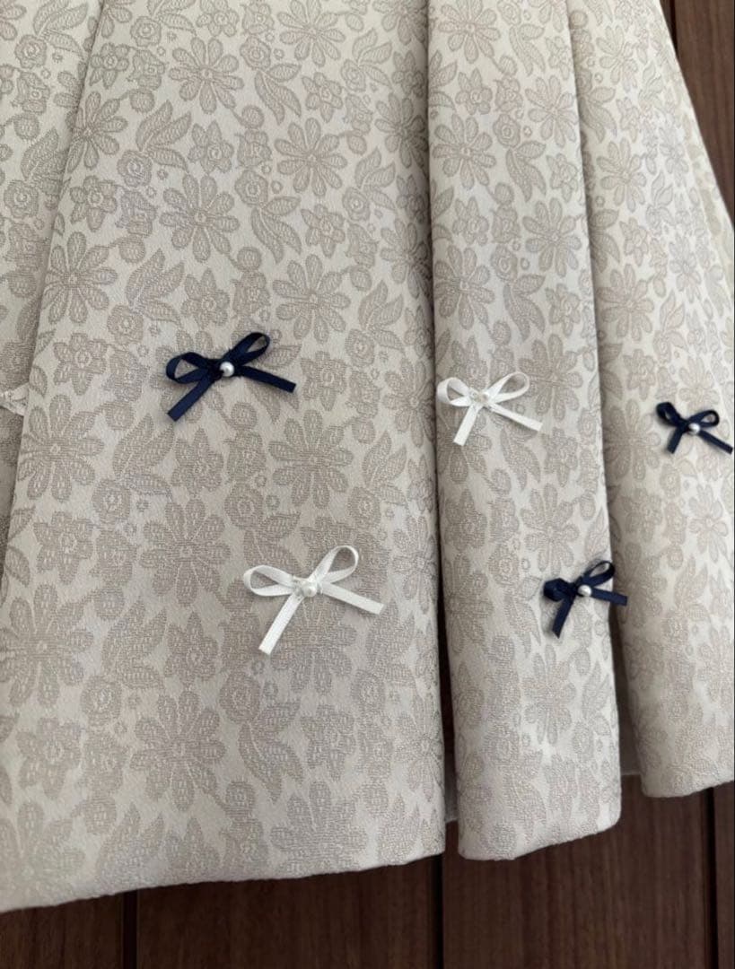 yuu⭐︎a.v.v フォーマルドレス ホワイト・ベージュ