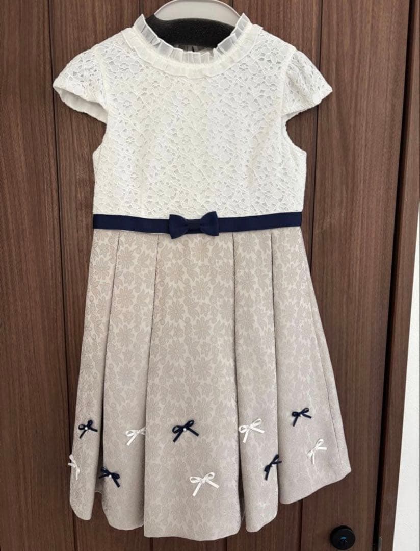 yuu⭐︎a.v.v フォーマルドレス ホワイト・ベージュ