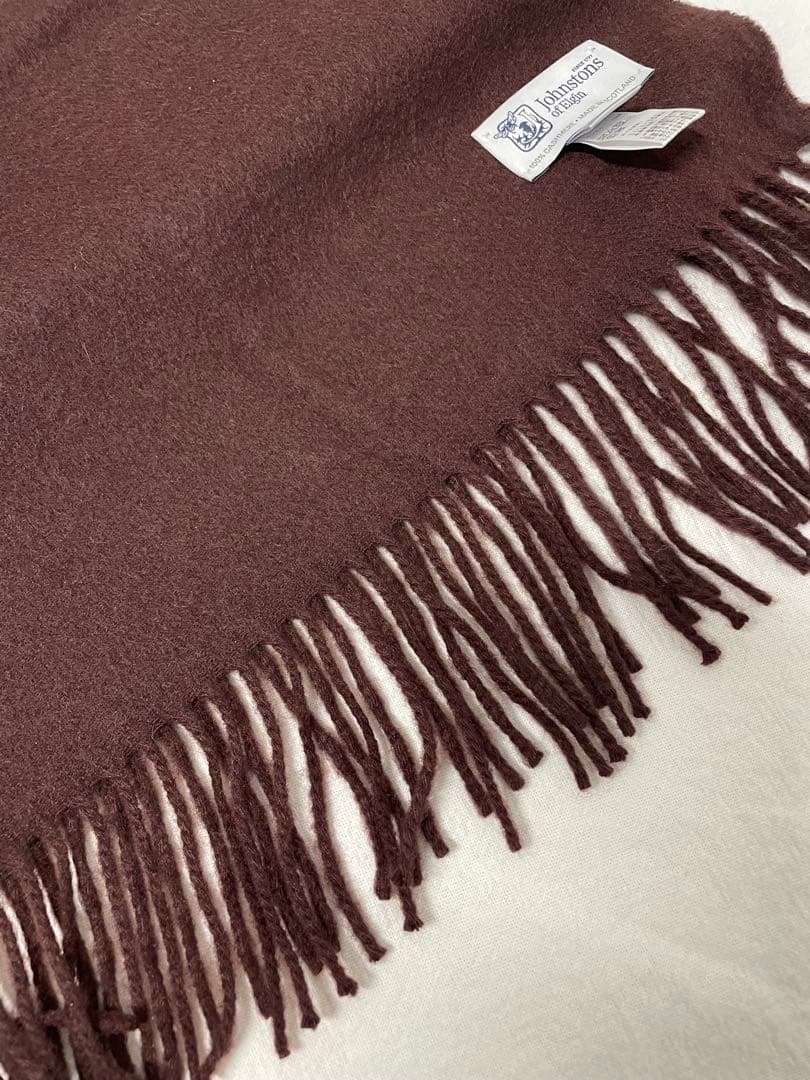 ジョンストンズカシミヤ100マフラービームスF