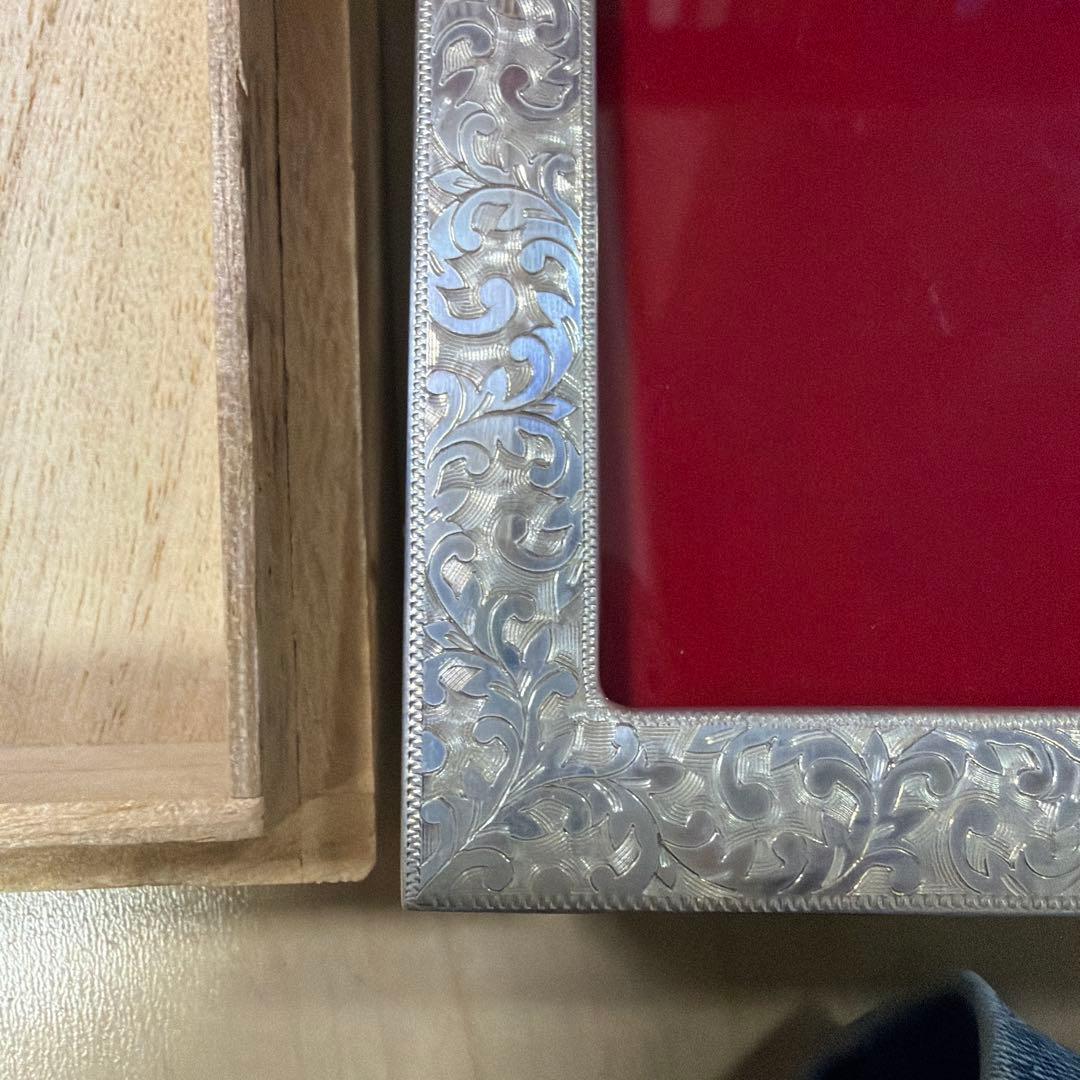 フォトフレーム　　銀製　写真立て