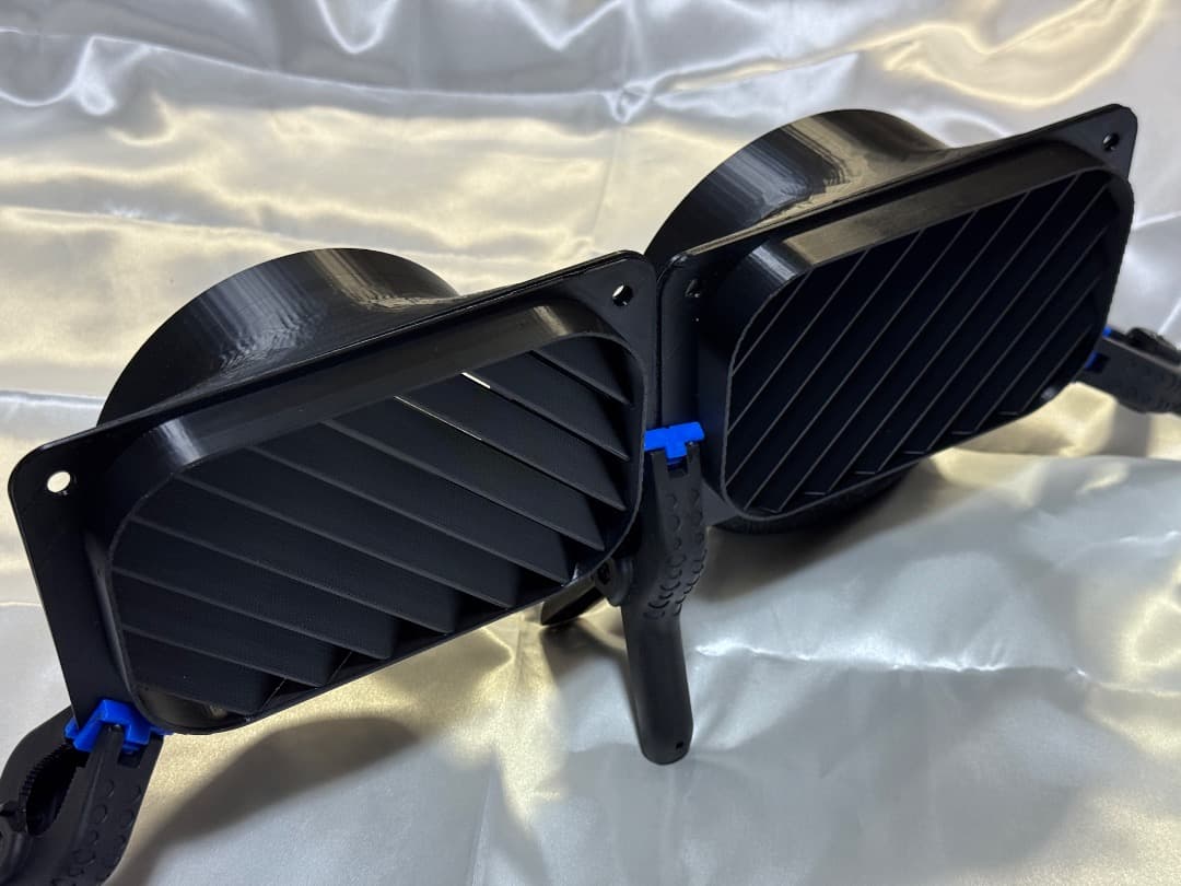 エコフローECOFLOW WAVE2,3専用ダクト取付用パーツ リアドア用 A