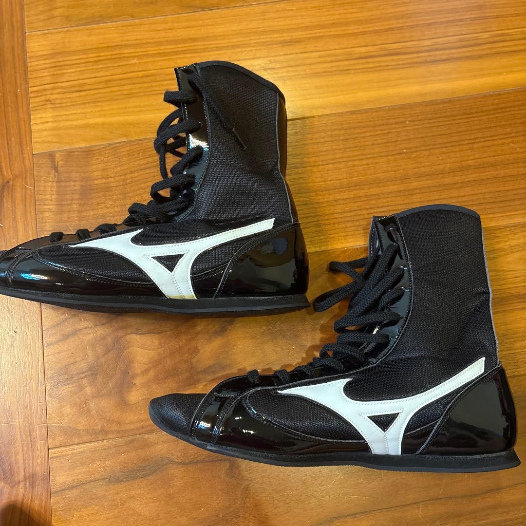 Mizuno ボクシングシューズ ブラック/ホワイト