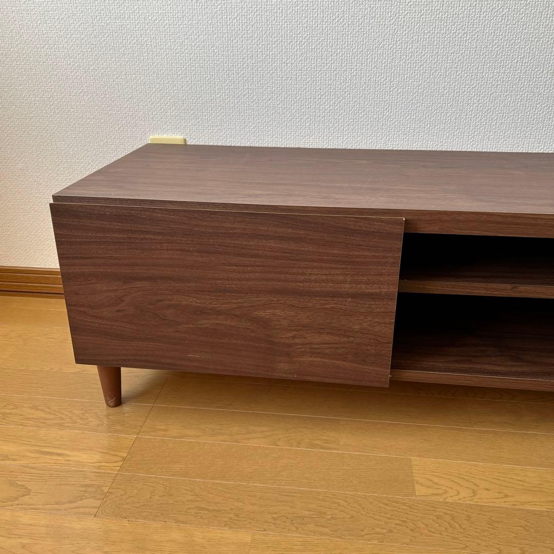 ニトリ/ローボード/シンプルモダン/テレビ台/ダークブラウン