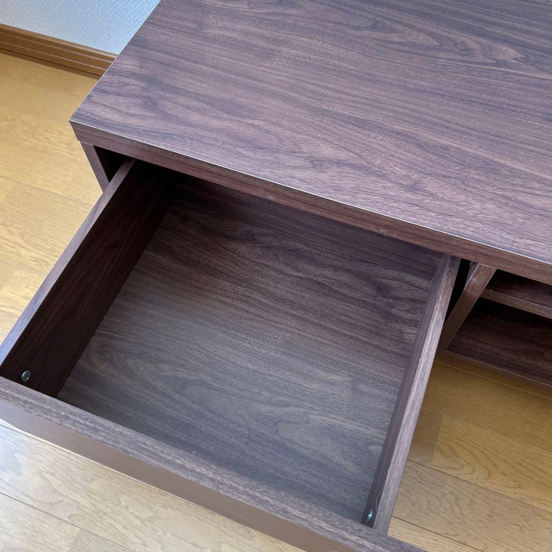 ニトリ/ローボード/シンプルモダン/テレビ台/ダークブラウン