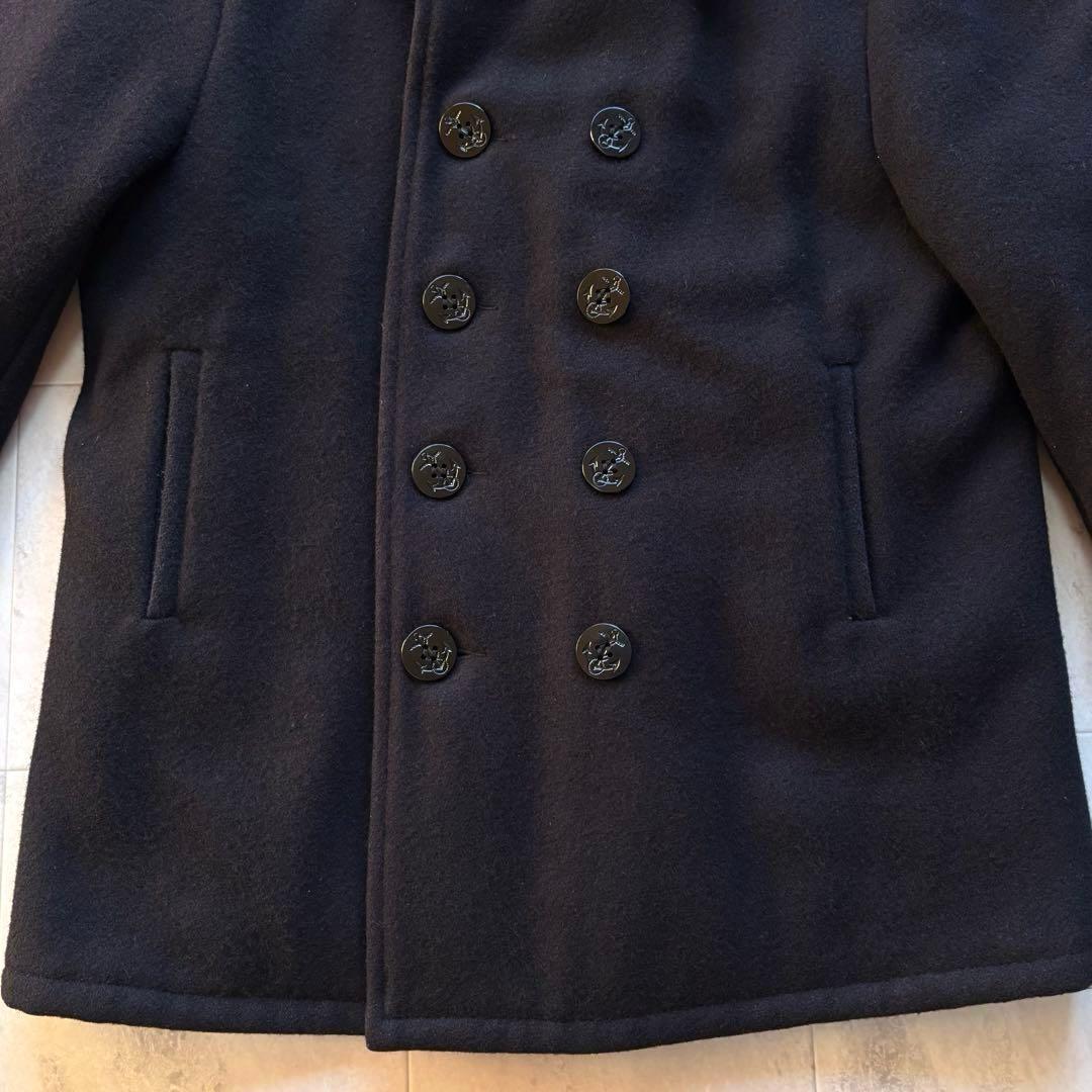 【超希少42】ショット ピーコート USA製 740N 10ボタン キルティング