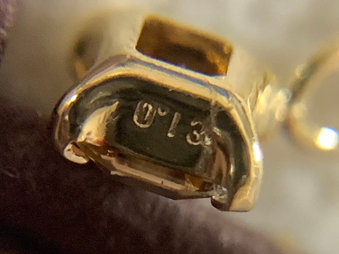 K18 ダイヤモンドネックレストップ