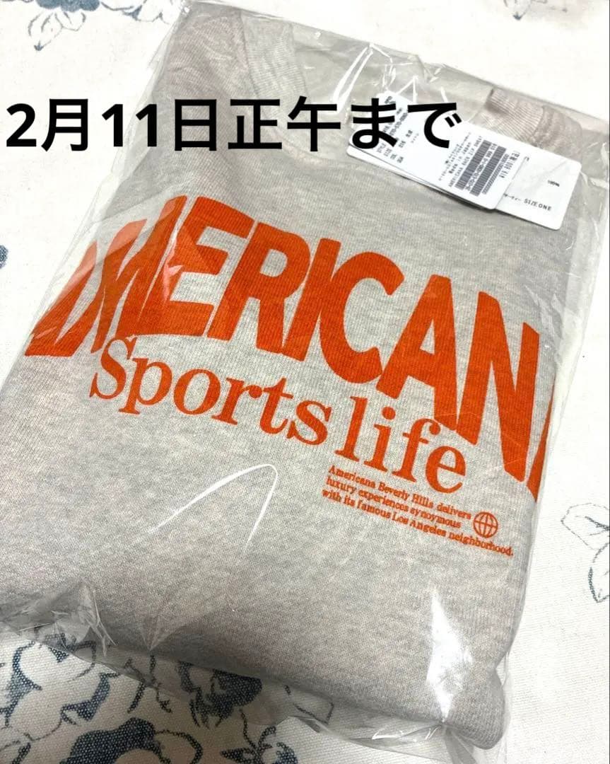 アパルトモン AMERICANA/アメリカーナ】BACK ZIP SWEAT