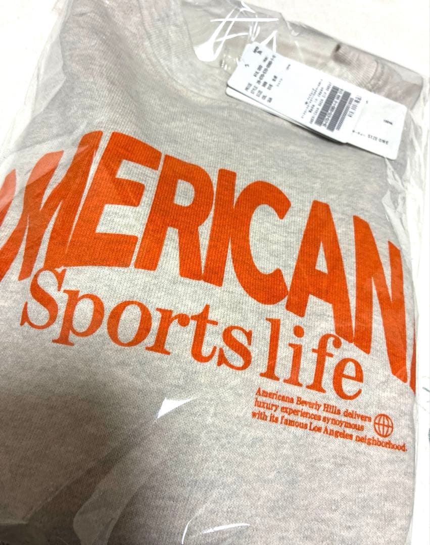 アパルトモン AMERICANA/アメリカーナ】BACK ZIP SWEAT