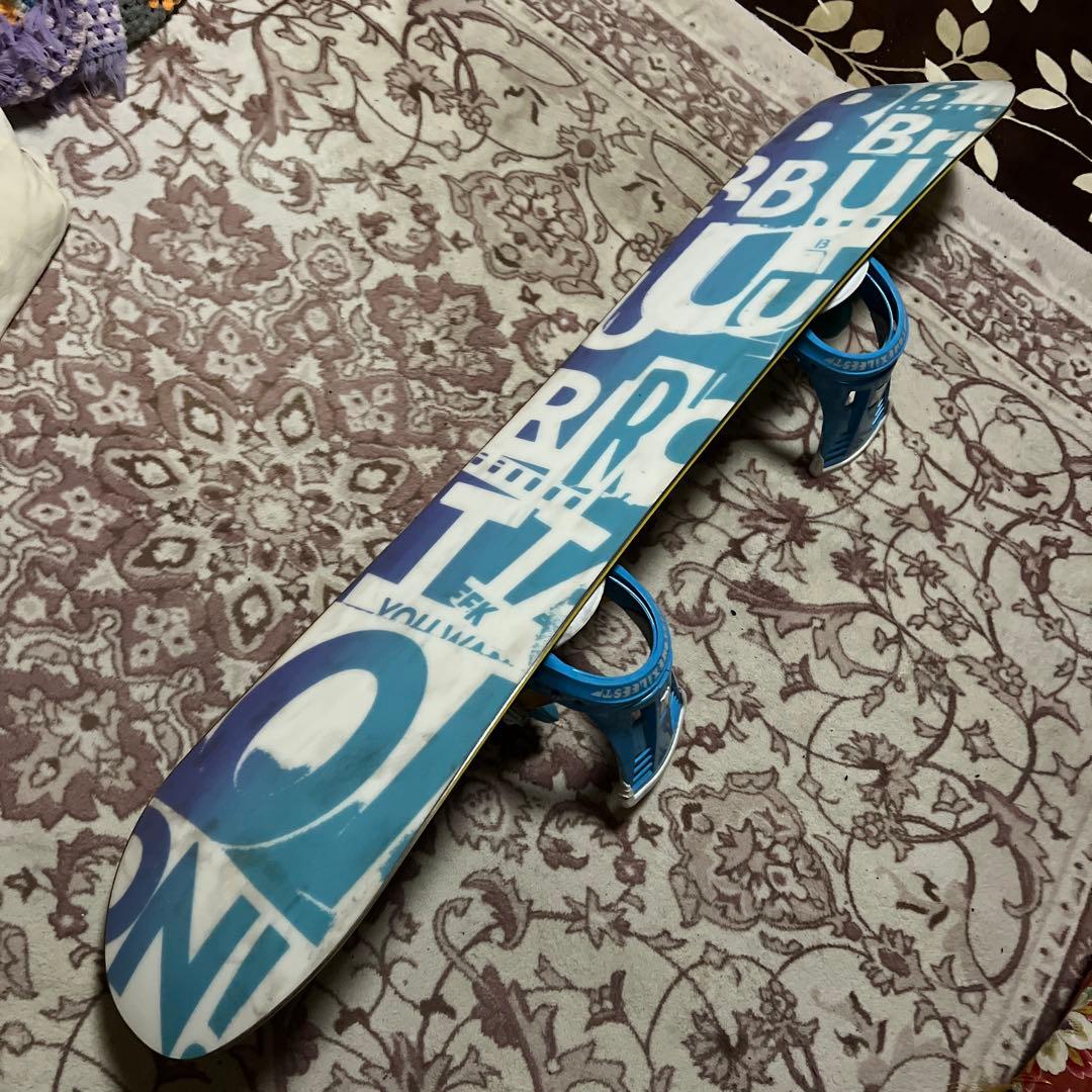 良品 BURTON 145cm バイン付 スノーボードセット