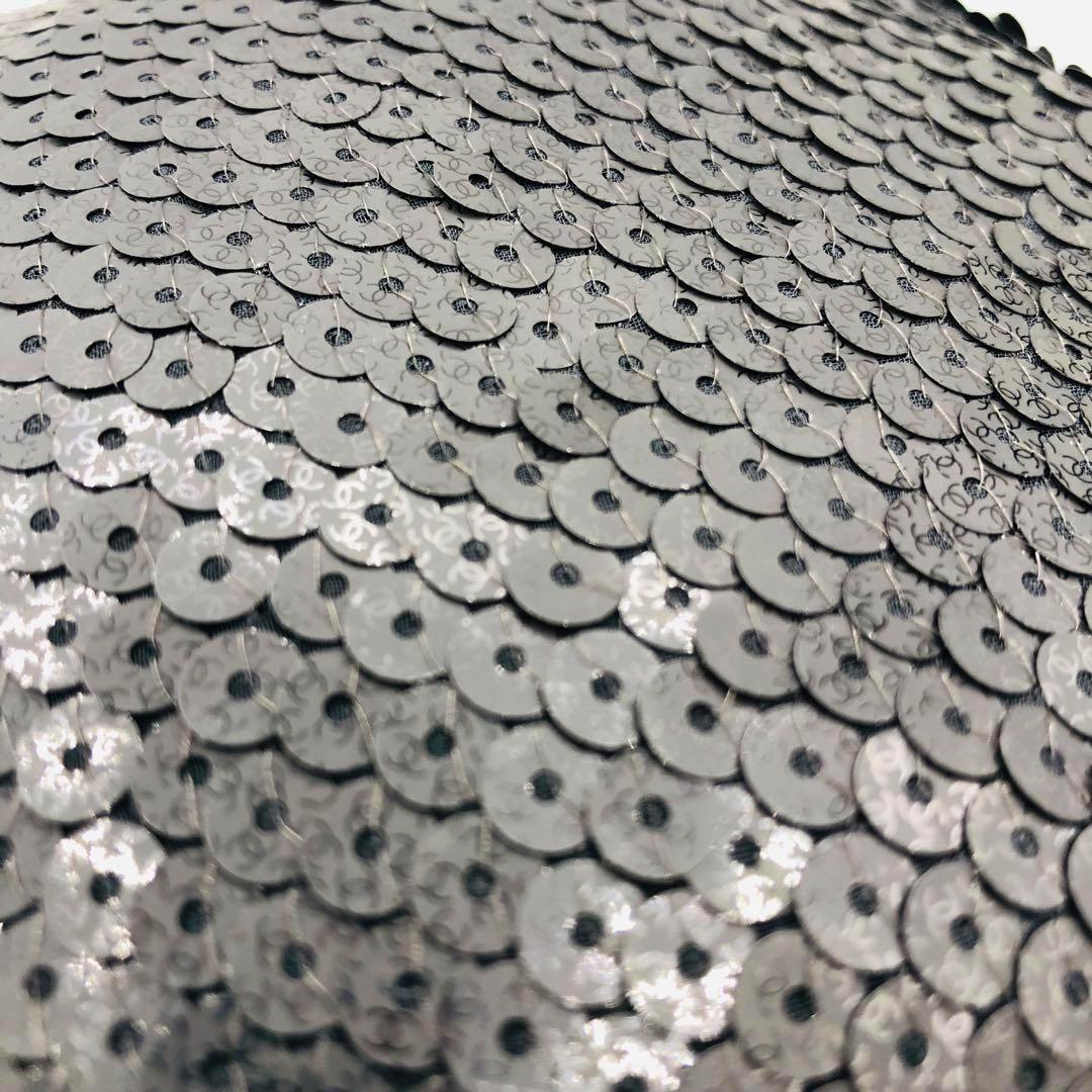 専用取り置き✨20万 未使用 シャネル スパンコールハット 23クルーズ 黒