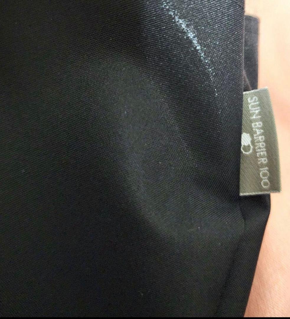 【箱なし未使用品】サンバリア100 折りたたみ日傘 3段折り コンビ ブラック