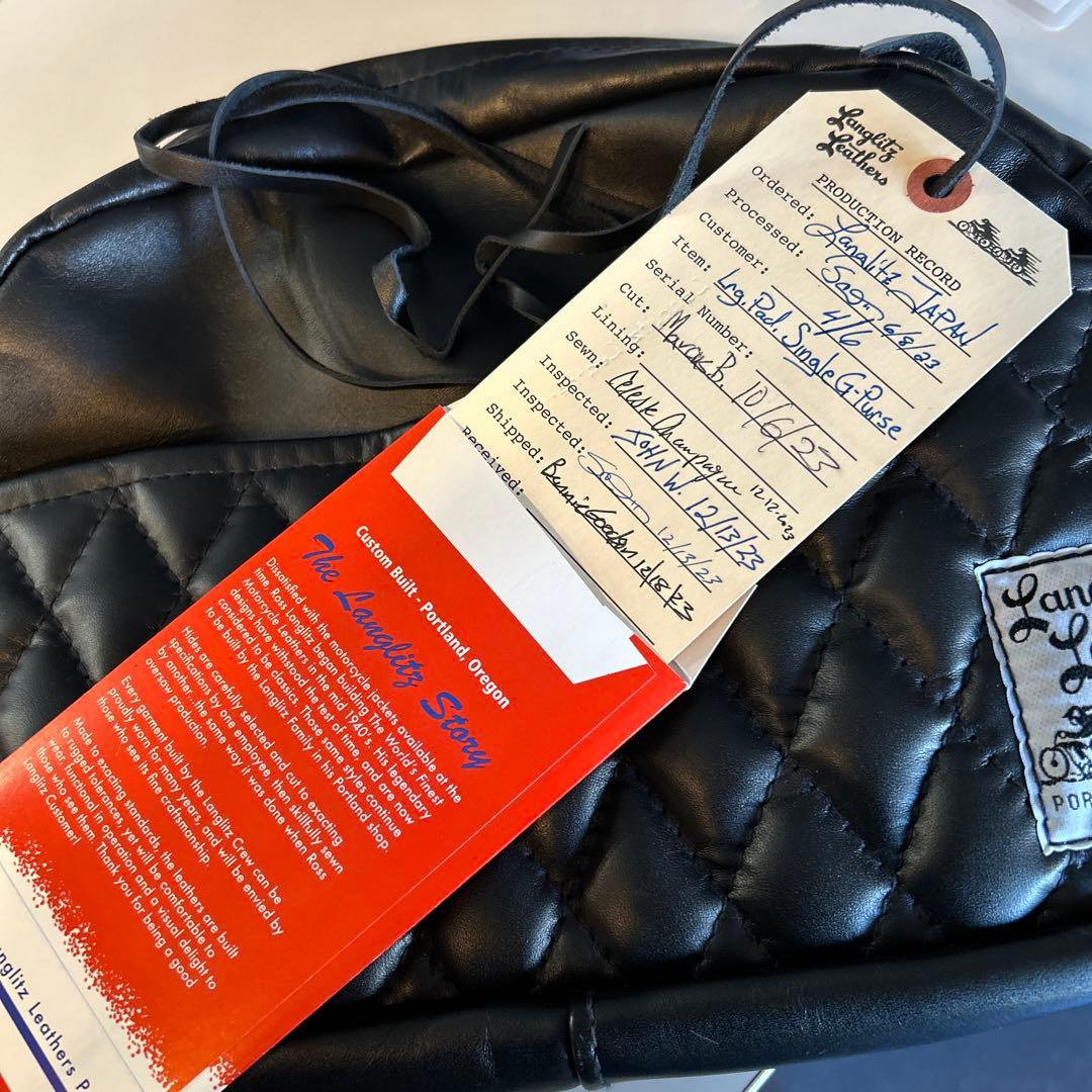 ラングリッツ・レザーズ パッデッド シングル ガンパース