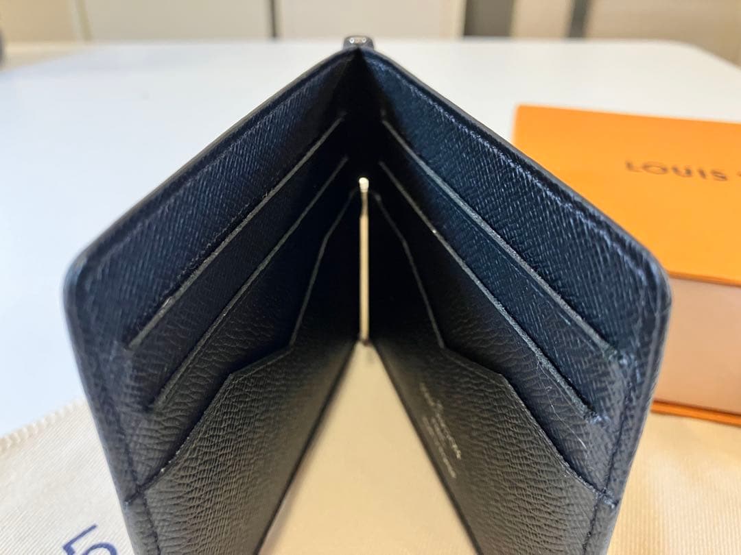 値下美品IC内蔵　ルイヴィトン タイガ ポルトフォイユ パンス マネークリップ