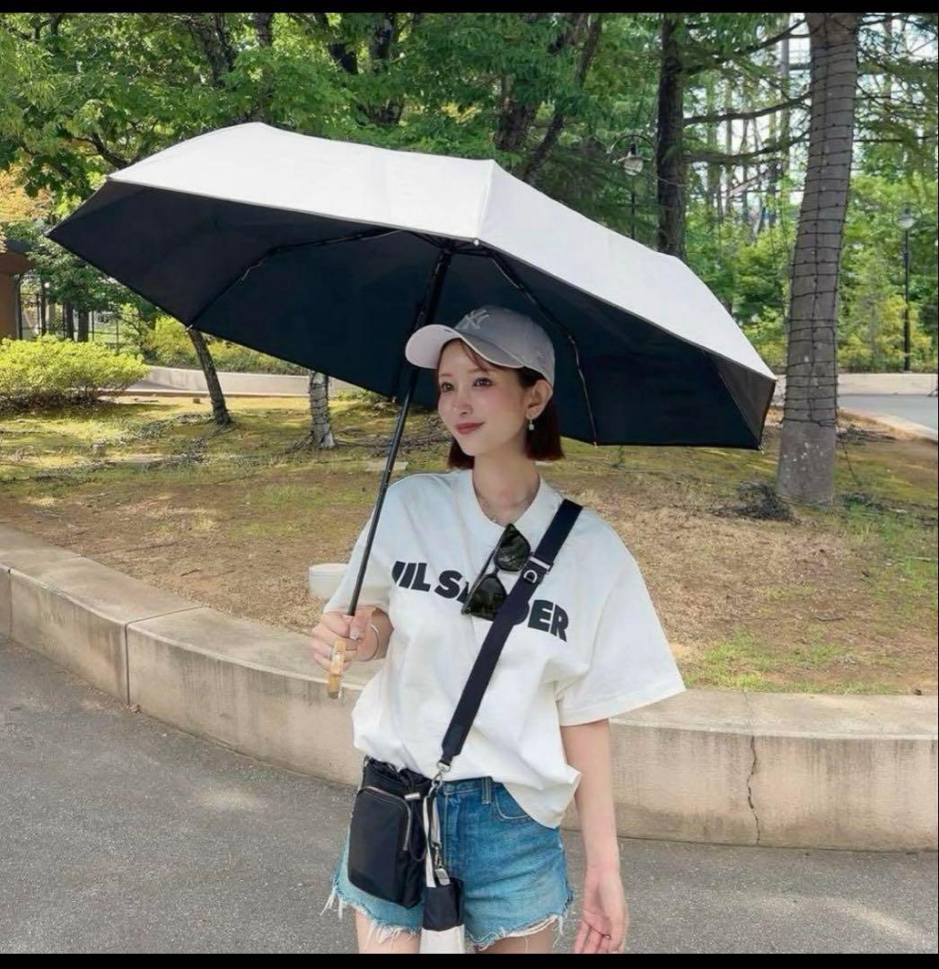 完全遮光 晴雨兼用 日傘 しいちゃん 成瀬愛里さん　100%遮光