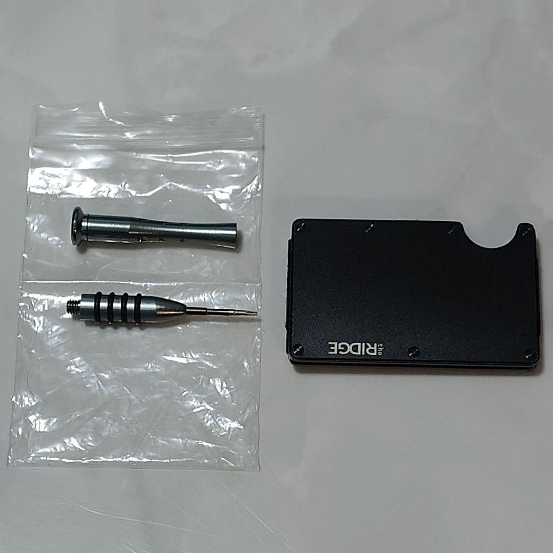 the RIDGE ブラック マネークリップ　中古