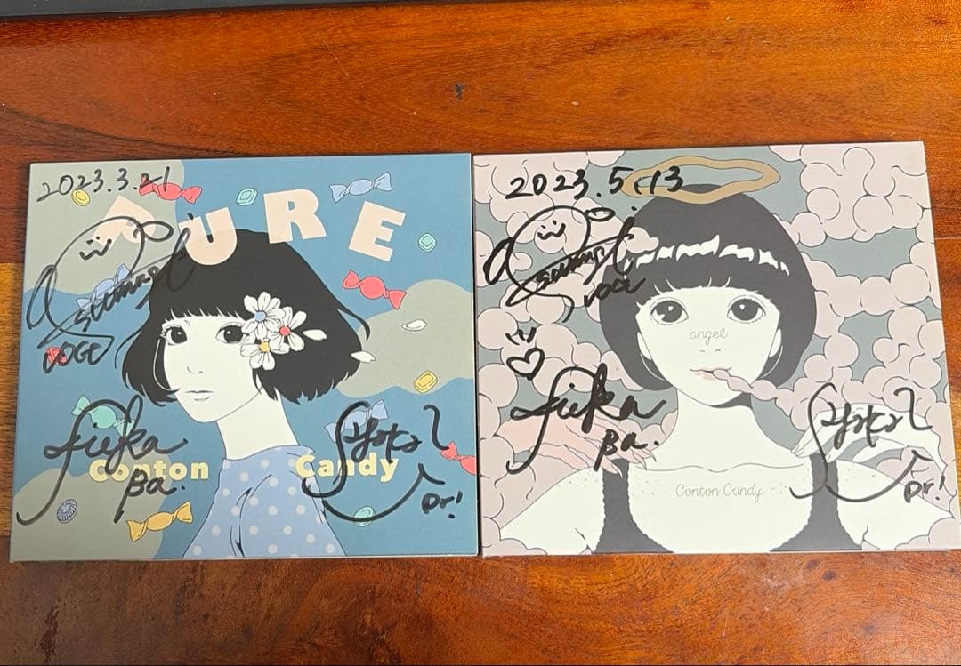 Conton Candy PURE angle サイン入りCD 2枚セット