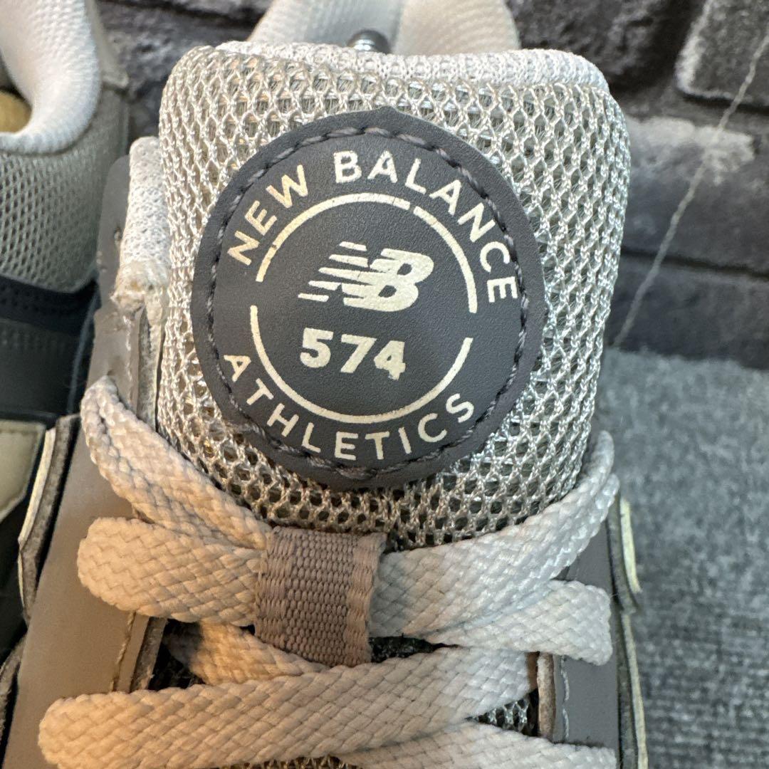 ニューバランス 574 メンズ ゴルフシューズ グレー 26.5