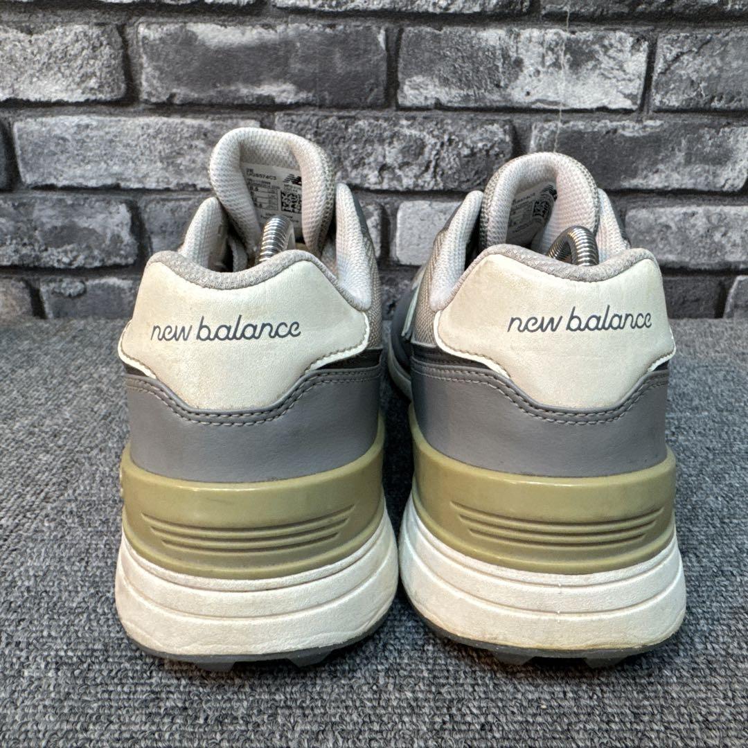 ニューバランス 574 メンズ ゴルフシューズ グレー 26.5