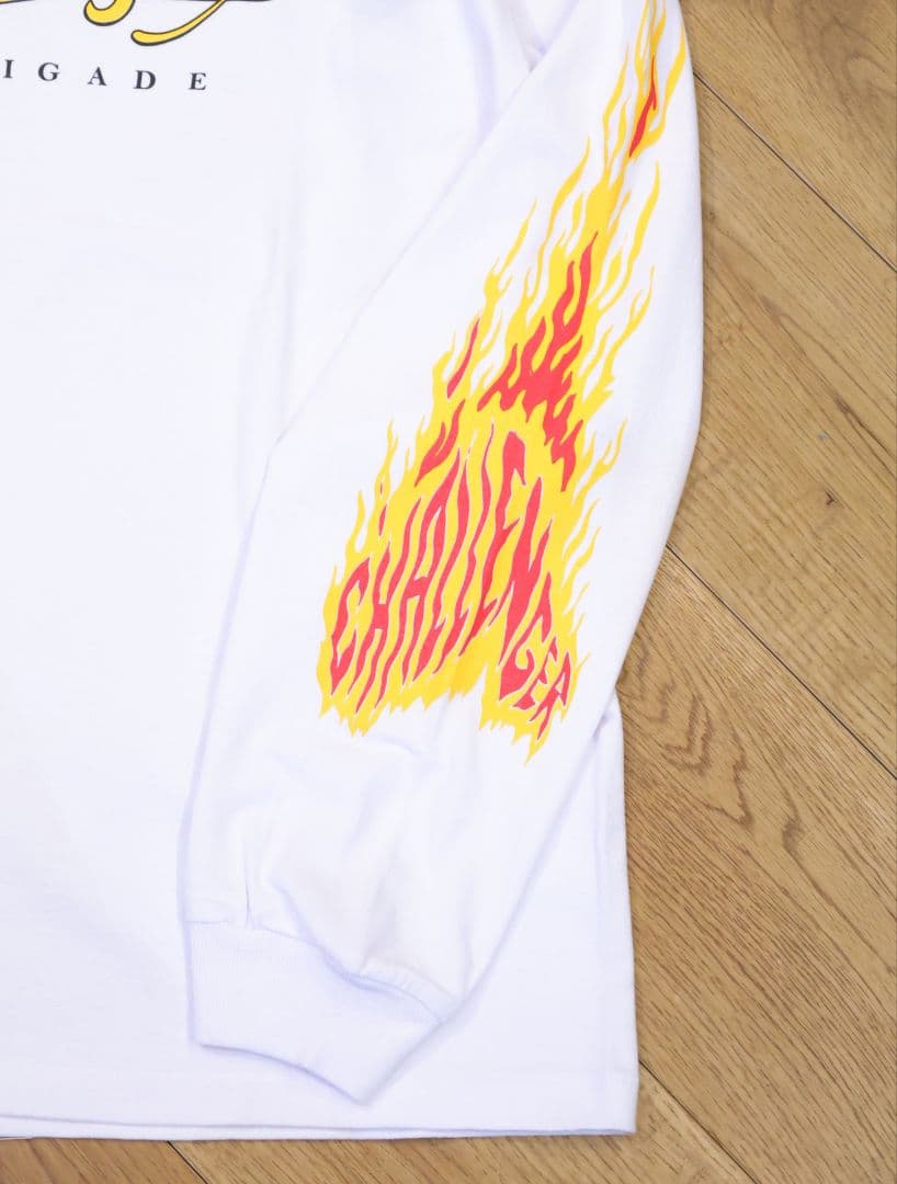 トップス WHITE CHALLENGER L/S TEE