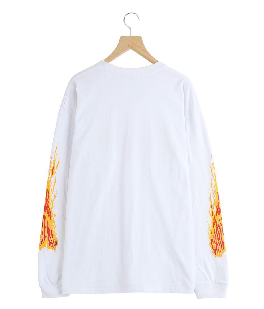トップス WHITE CHALLENGER L/S TEE