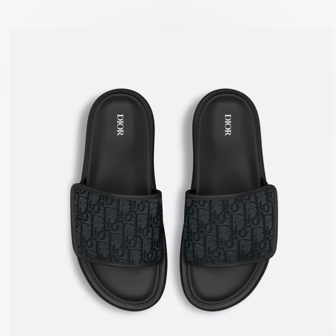 極美品✨ディオール Aqua サンダル オブリーク ジャガード 付属品完品