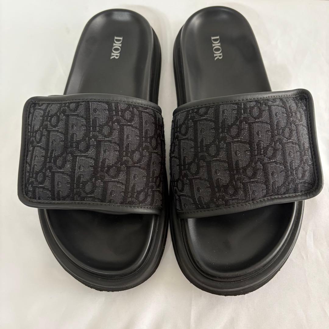 極美品✨ディオール Aqua サンダル オブリーク ジャガード 付属品完品