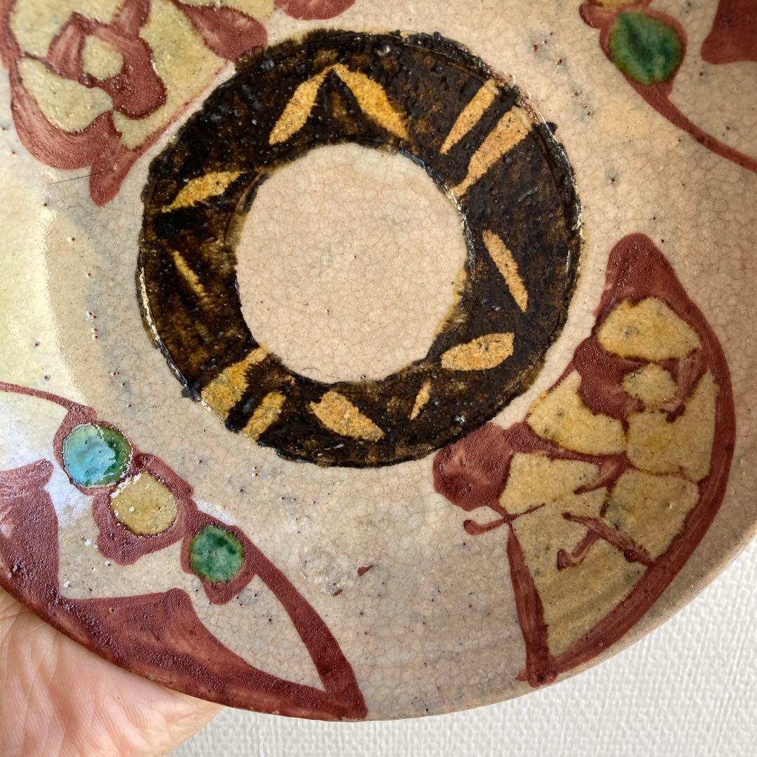 益子　合田好道　色絵五寸皿　検　浜田庄司　島岡達三　円道寺時代　民藝