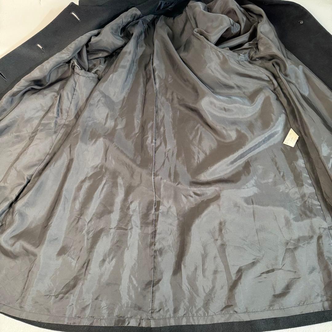美品　カシミア100% ミドルコート　着丈95cm Lサイズ　黒