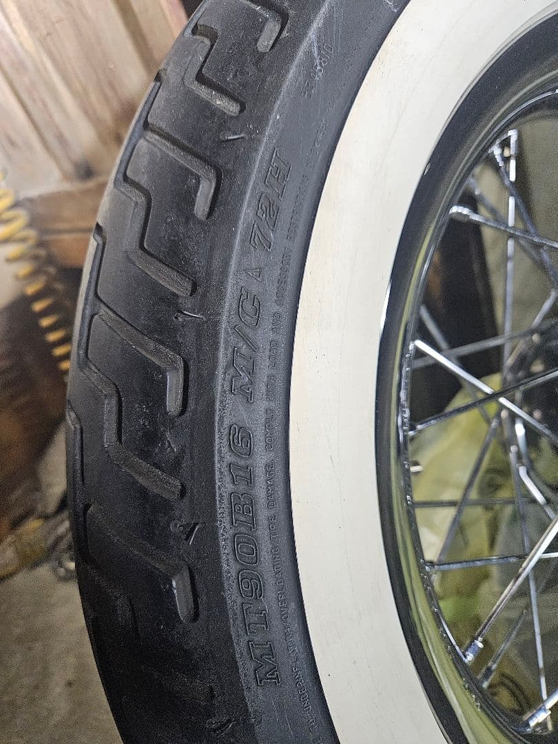 ハーレーFLSTC 純正フロントホイール