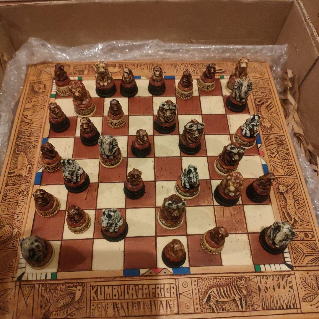 ボードゲーム チェス「MINIATURE ANIMAL CHESS SET」