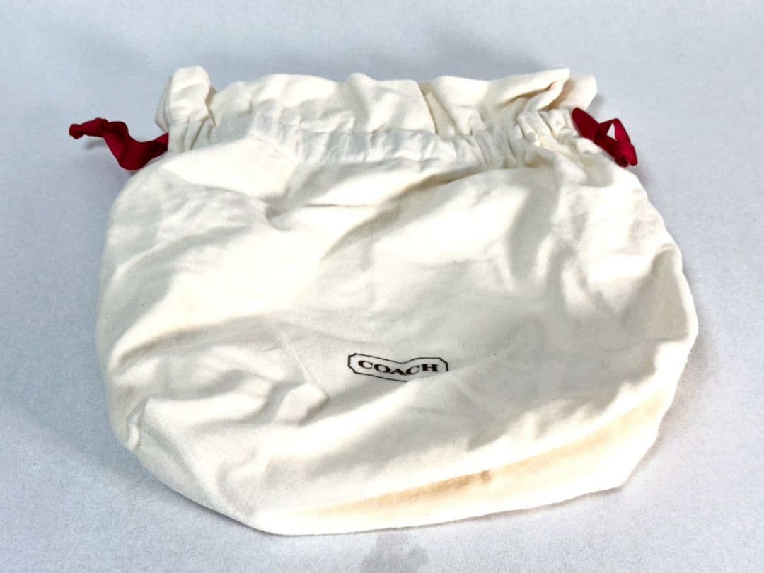 【羊革手袋】美品COACH Mサイズ 横幅11cm縦幅23cm中指の長さ8cm