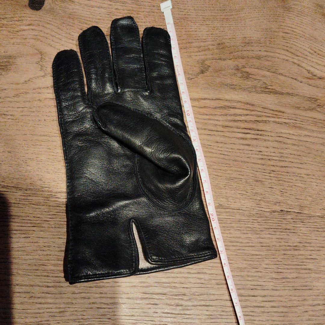 【羊革手袋】美品COACH Mサイズ 横幅11cm縦幅23cm中指の長さ8cm