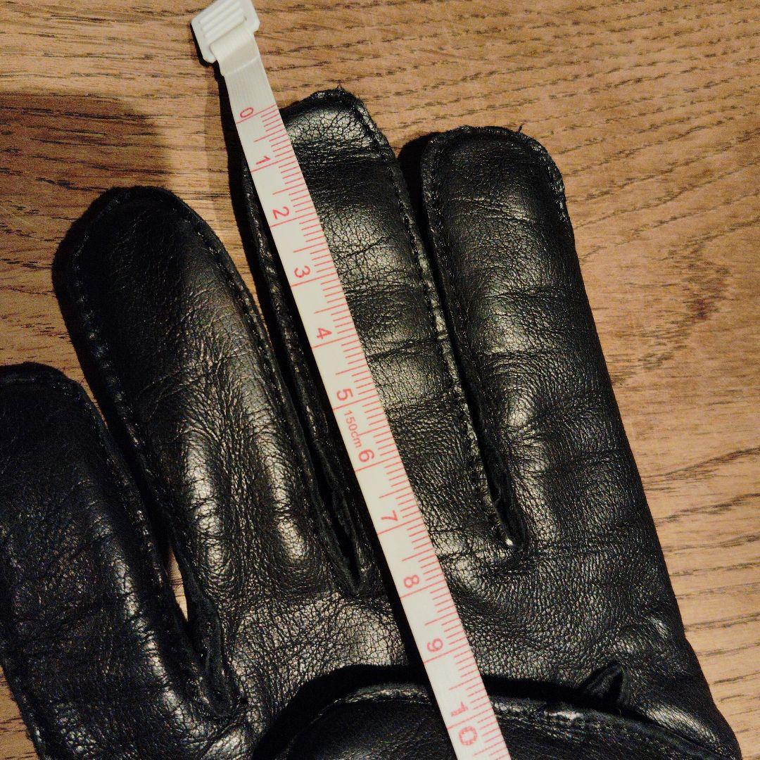 【羊革手袋】美品COACH Mサイズ 横幅11cm縦幅23cm中指の長さ8cm