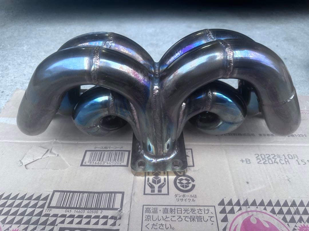 1jzgte vvti有　社外エキマニ　純正置き換えタイプ