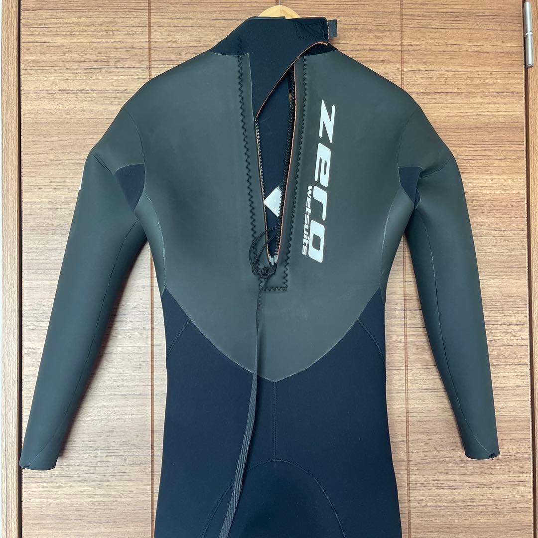 zero セミドライスーツ（5mm/3mm）裏起毛、Mサイズ【新品・未使用】