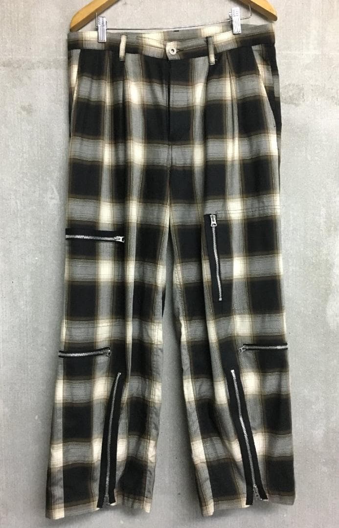 パズリングホーム 24ss オンブレチェック パンツ 4