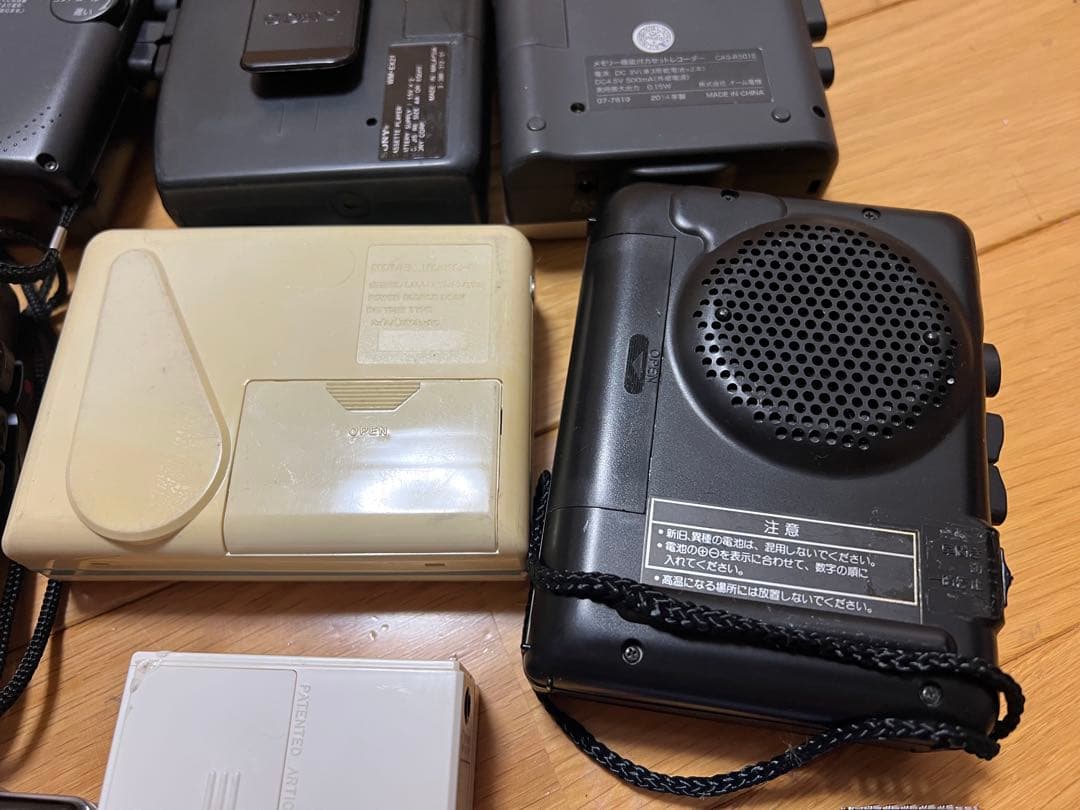 ジャンク品 SONY AIWA Panasonic カセットレコーダなど 9個