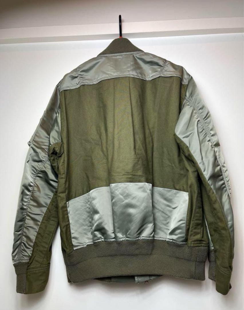 sacai サカイ MA-1 ブルゾン カーキ サイズ1